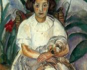 Nina con un perro - 华金·苏尼埃尔·德·米罗